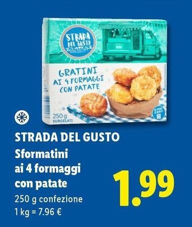Strada Del Gusto - Sformatini Ai 4 Formaggi Con Patate