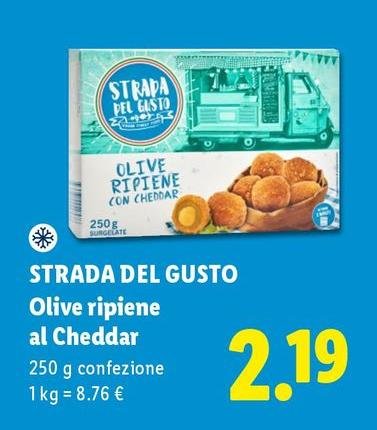 Strada Del Gusto - Olive Ripiene Al Cheddar