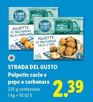 Strada Del Gusto - Polpette Cacio E Pepe O Carbonara