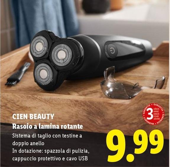 Cien Beauty - Rasoio A Lamina Rotante