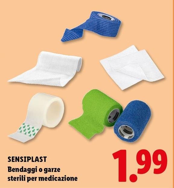 Sensiplast - Bendaggi O Garze Sterili Per Medicazione