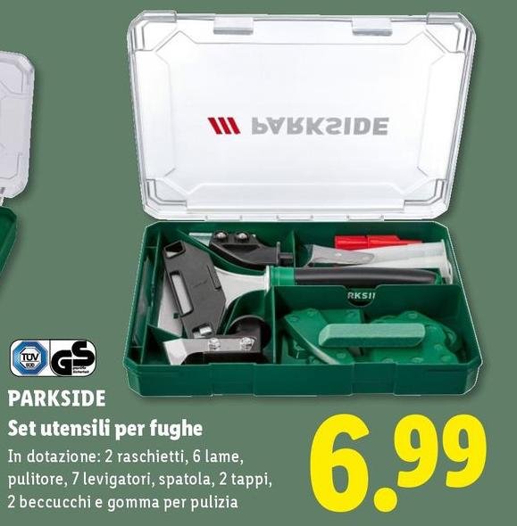 Parkside - Set Utensili Per Fughe