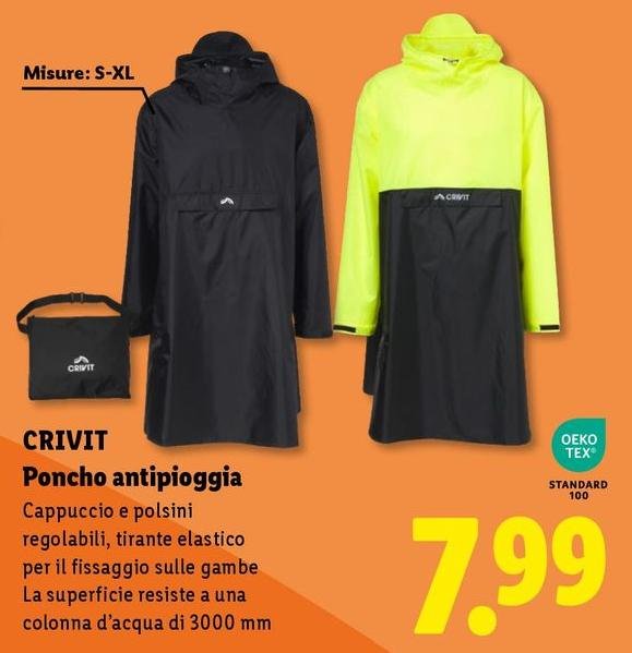 Crivit - Poncho Antipioggia