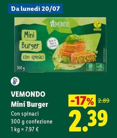Vemondo - Mini Burger