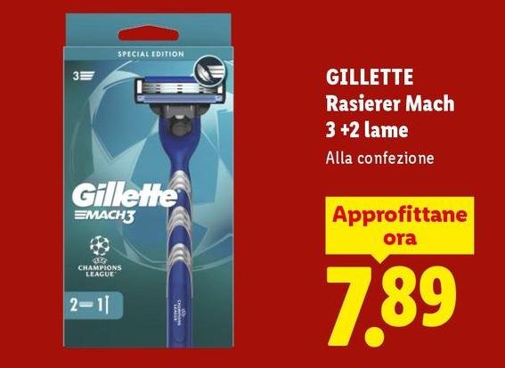 Gillette - Rasierier Mach 3+2 Lame