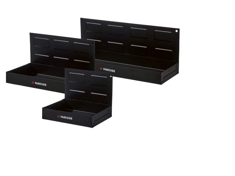 Set ripiani magnetici 3 pezzi o ripiano magnetico, portarotolo e potatazze, 5 pezzi