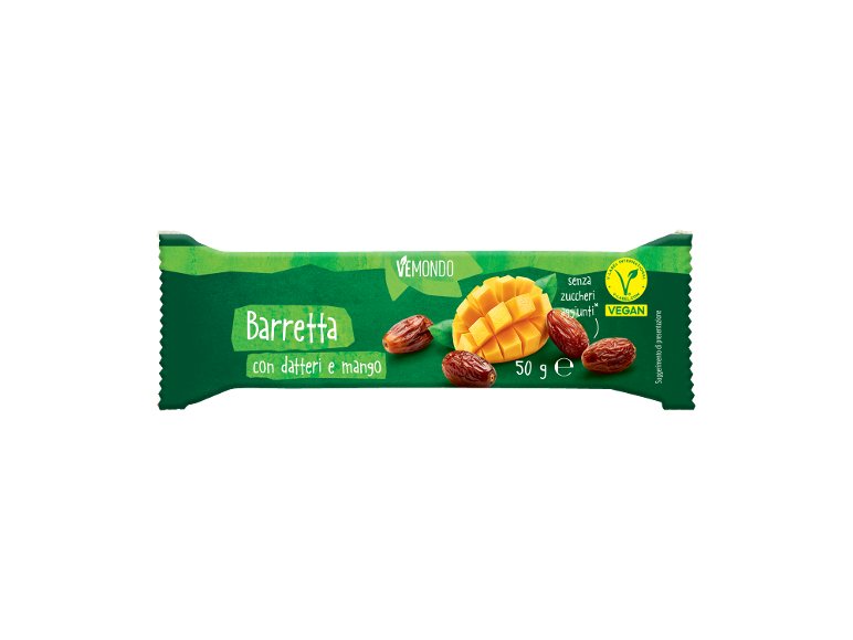Barrette alla frutta e noci