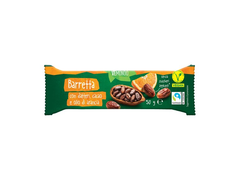 Barrette alla frutta e noci