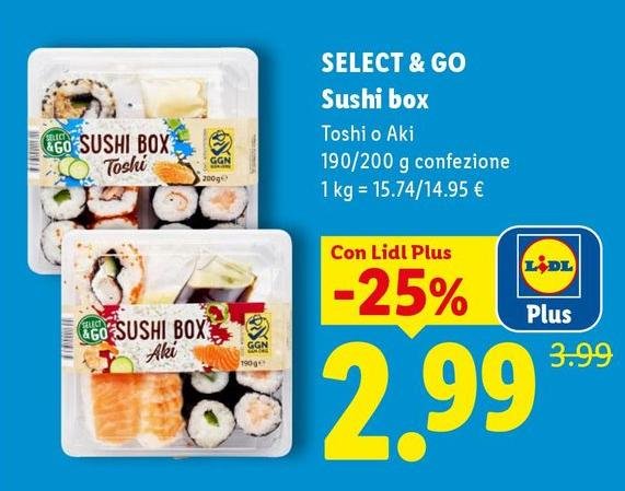 Select & Go - Sushi Box