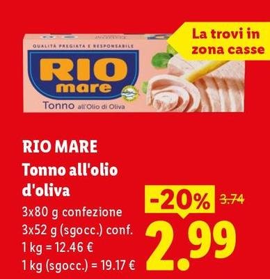 Rio Mare - Tonno All'Olio D'Oliva