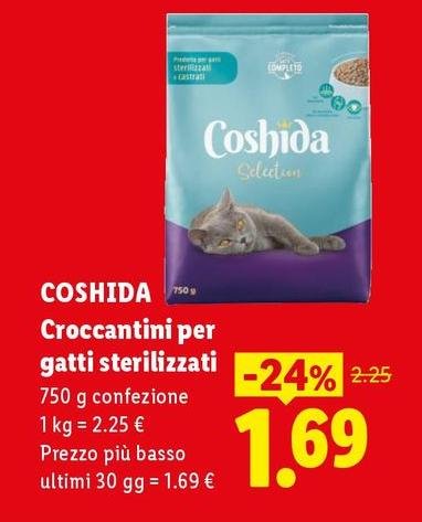 Coshida - Croccantini Per Gatti Sterilizzati