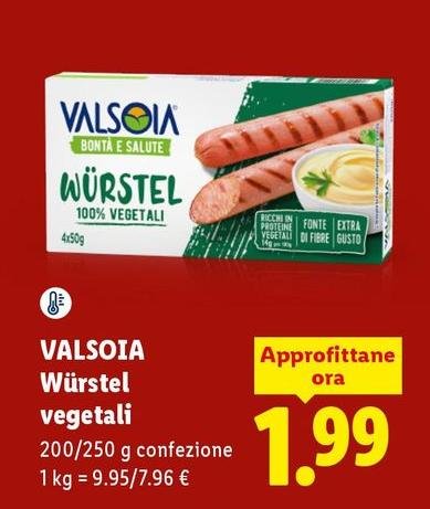 Valsoia - Würstel Vegetali