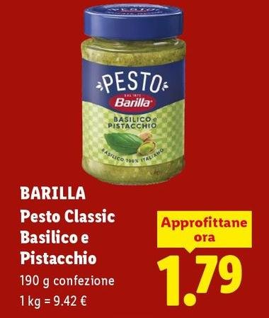 Barilla - Pesto Classic Basilico E Pistacchio