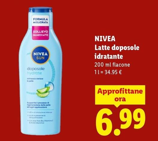 Nivea - Latte Doposole Idratante