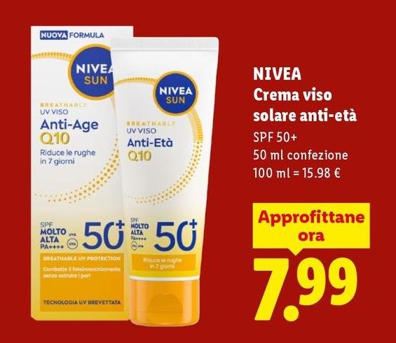Nivea - Crema Viso Solare Anti-Età