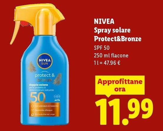 Nivea - Spray Solare Protect&Bronze