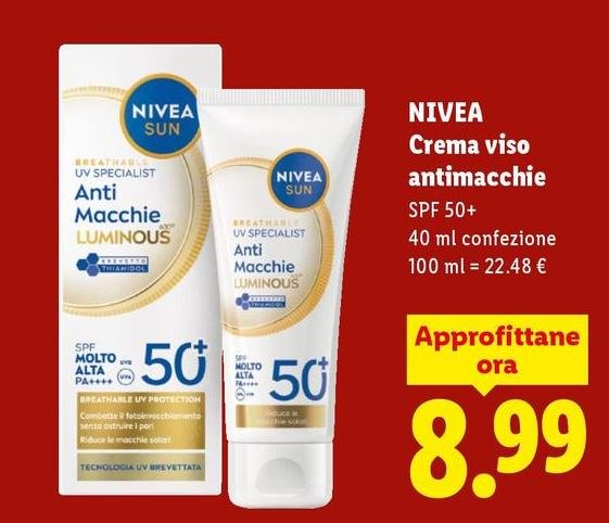 Nivea - Crema Viso Antimacchie