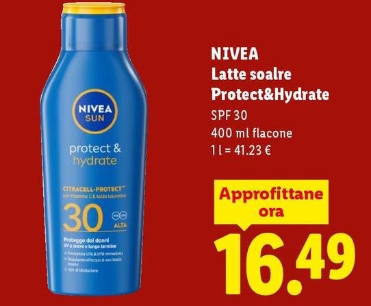 Nivea - Latte Solare Protect&Hydrate