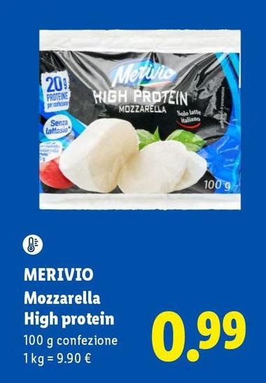 Merivio - Mozzarella High Protein