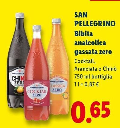 San Pellegrino - Bibita Analcolica Gassata Zero