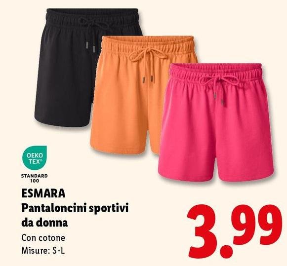 Esmara - Pantaloncini Sportivi Da Donna