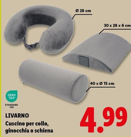 Livarno - Cuscino Per Collo/Ginocchia O Schiena