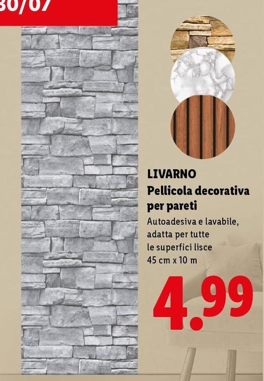 Livarno - Pellicola Decorativa Per Pareti