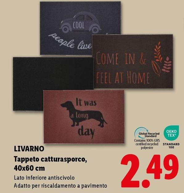 Livarno - Tappeto Catturasporco/40x60 Cm