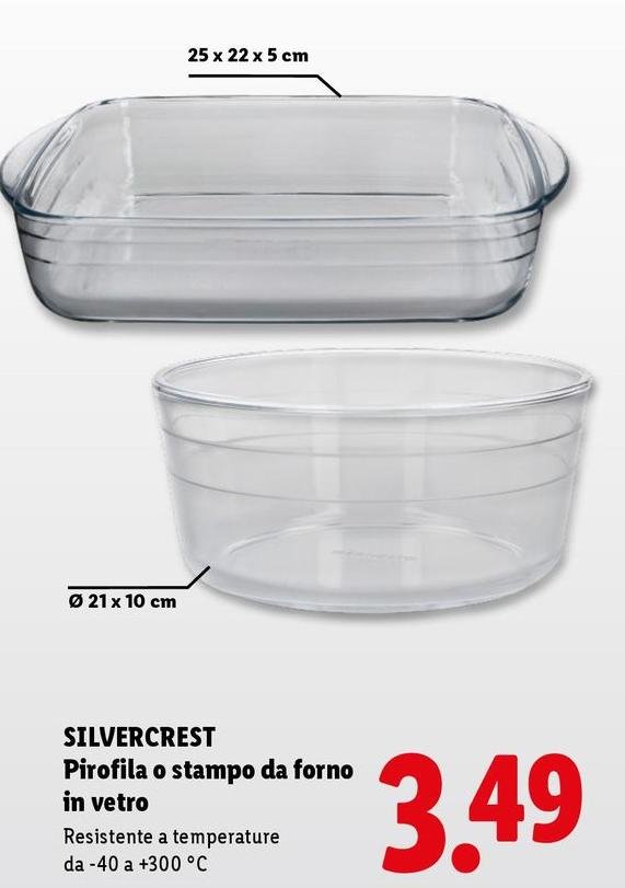 Silvercrest - Pirofila O Stampo Da Forno In Vero
