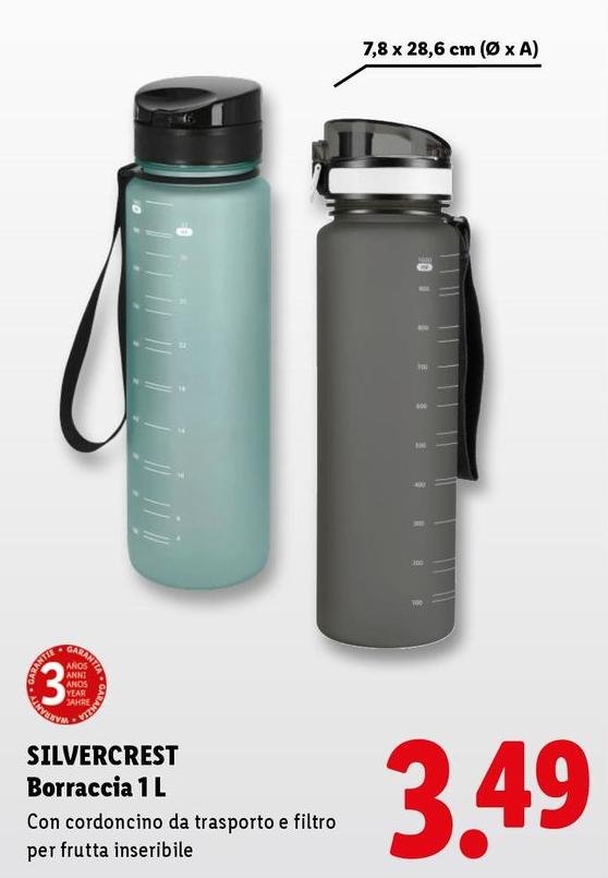 Silvercrest - Borraccia 1 L