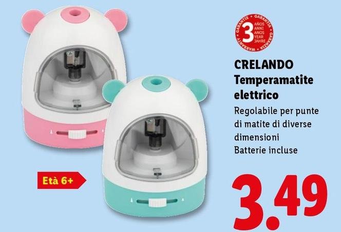 Crelando - Temperamatite Elettrico