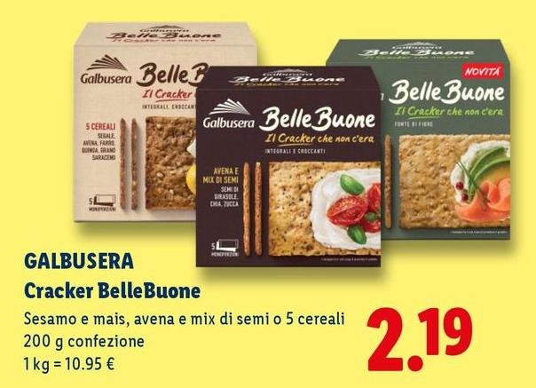 Galbusera - Cracker BelleBuone