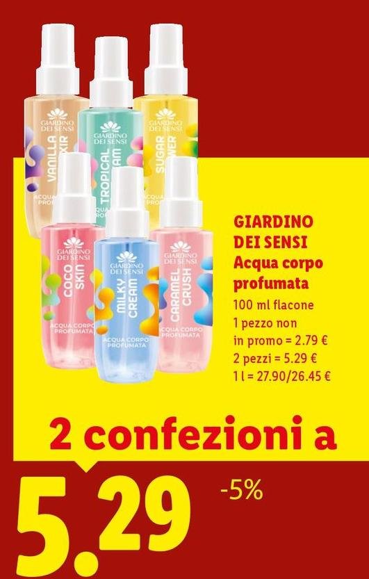 Giardino Dei Sensi - Acqua Corpo Profumata