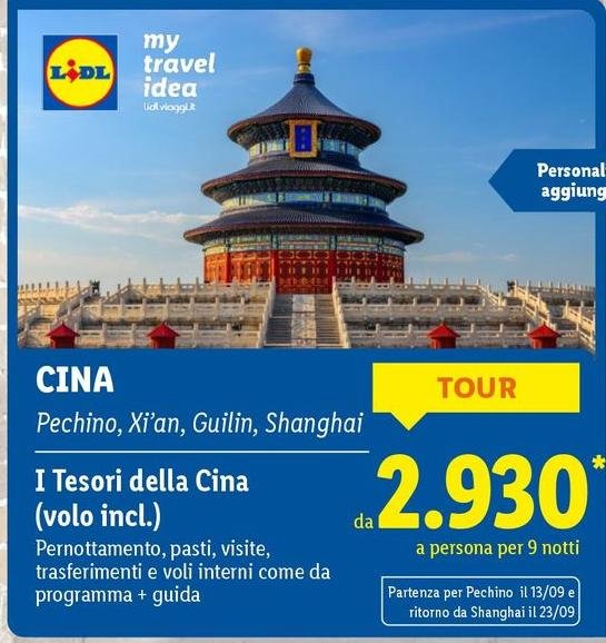 I Tesori Della Cina(Volo Incl.)