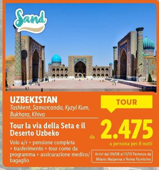 Tour La Via Della Seta E Il Deserto Uzbeko