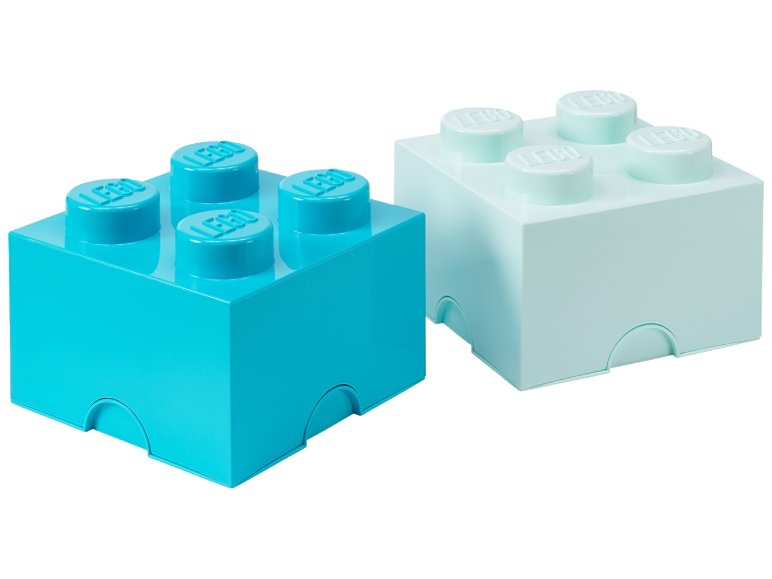 Mattoncino contenitore "Lego", 2 pezzi