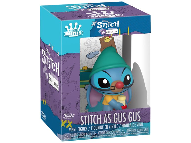 Mini personaggi Funko "Principesse Disney, Stitch in costume, Dog Days, Jurassic World"