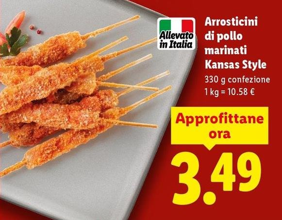 Arrosticini Di Pollo Marinati Kansas Style
