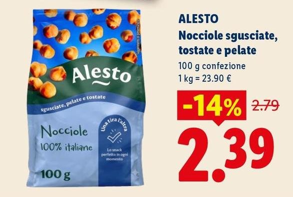 Alesto - Nocciole Sgusciate, Tostate E Pelate