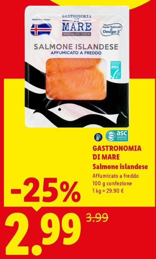 Gastronomia Di Mare - Salmone Islandese