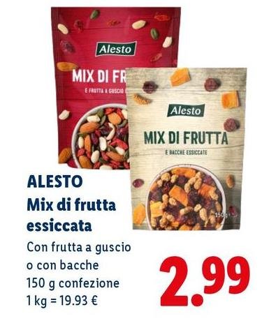 Alesto - Mix Di Frutta Essiccata