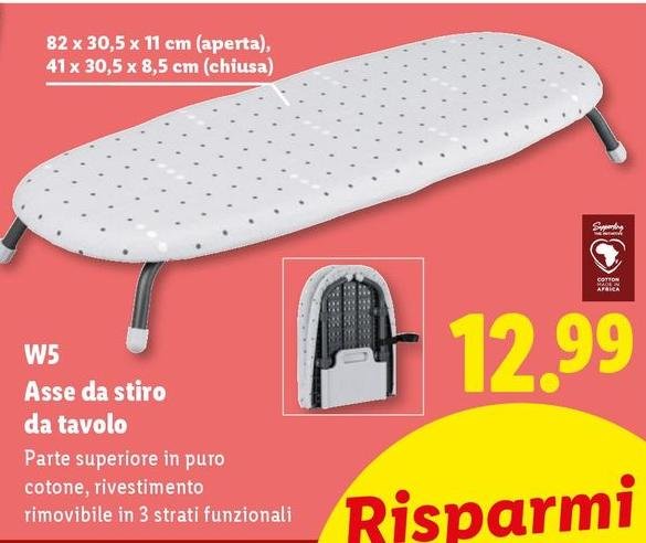 W5 - Asse Da Stiro Da Tavolo