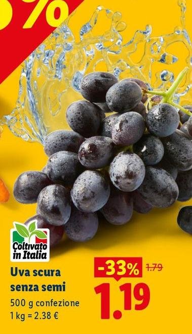 Uva Scura Senza Semi