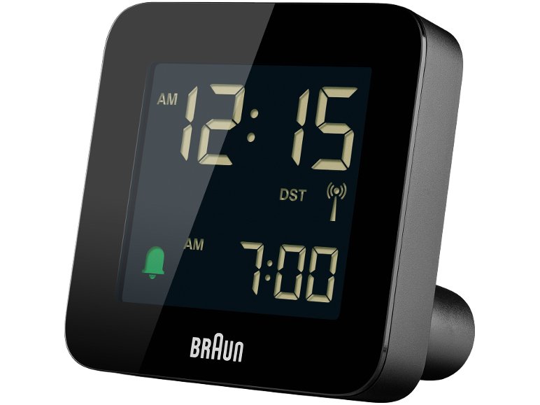Funk-Wecker, digital "Braun"