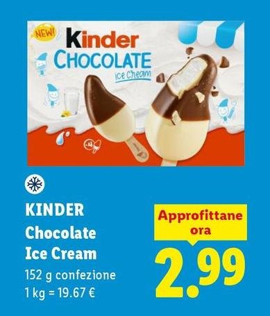 Kinder - Chocolate Ice Cream