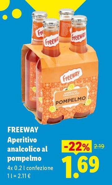 Freeway - Aperitivo Analcolico Al Pompelmo