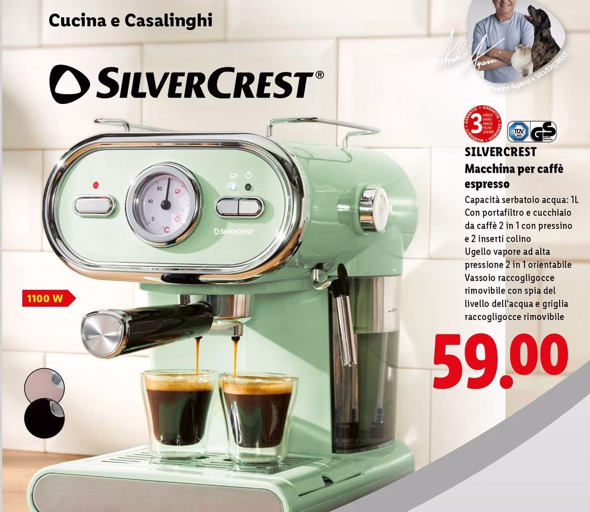 Silvercrest - Macchina Per Caffè Expresso