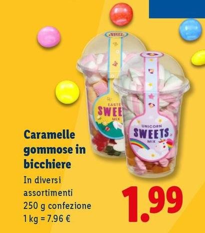 Caramelle Gommose In Bicchiere