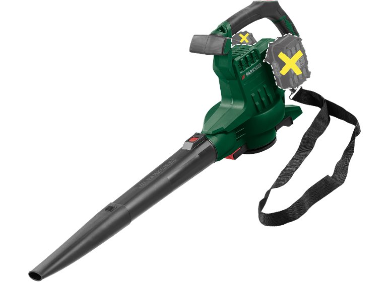 Soffiatore, aspiratore, trituratore per foglie ricaricabile 40V