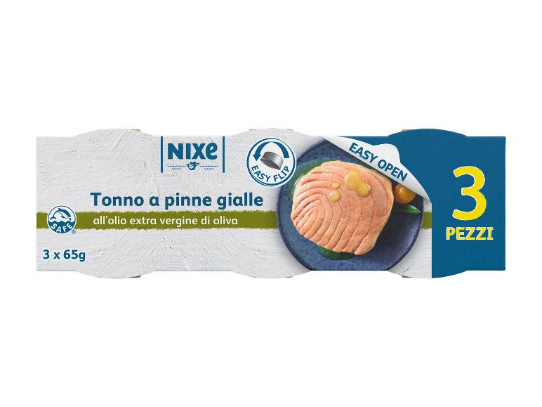 Tonno a pinne gialle all'olio extra vergine di oliva